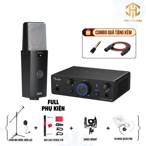 Combo Livestream Fender LT2 + C114 (Box Live 378)