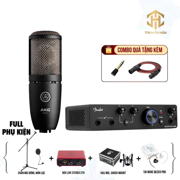 Combo Livestream Fender LT4 + Micro P220 (Box Live 379)