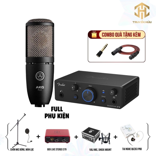 Combo Livestream Fender LT2 + P220 (Box Live 379)