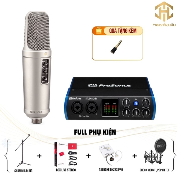 Combo Livestream STUDIO 24C + Mic RODE NT2-A (Boxlive 378)