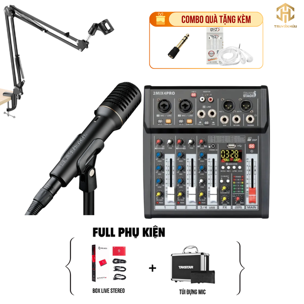 Combo Livestream Italian Stage 2MIX4 Pro+ Micro 5600 (Boxlive 378)