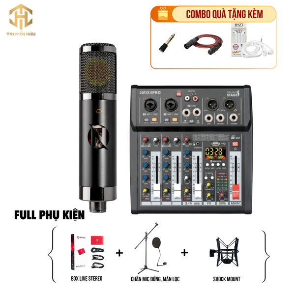 Combo Livestream Italian Stage 2MIX4 Pro+ Micro 9304 (Boxlive 378)