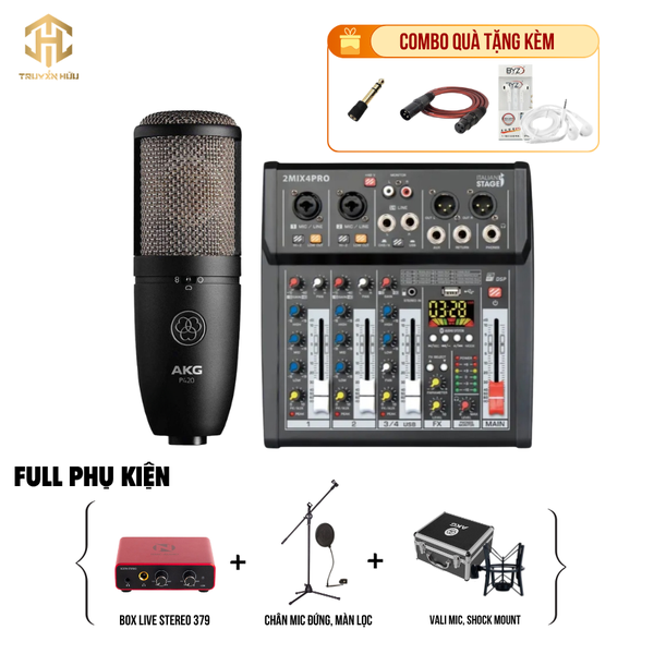 Combo Livestream Italian Stage 2MIX4 Pro+ Micro P420 (Boxlive 379)