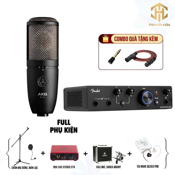 Combo Livestream Fender LT4 + Micro P420 (Box Live 379)