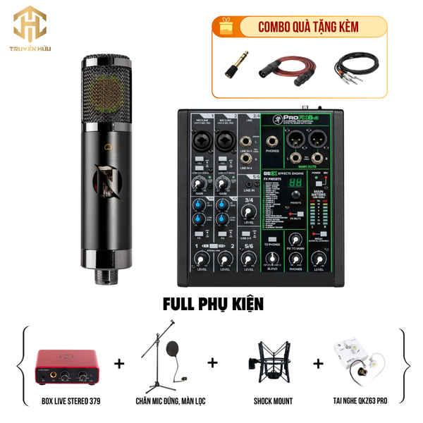 Combo Livestream MACKIE PROFX 6V3 + Micro 9304 (Boxlive 379)