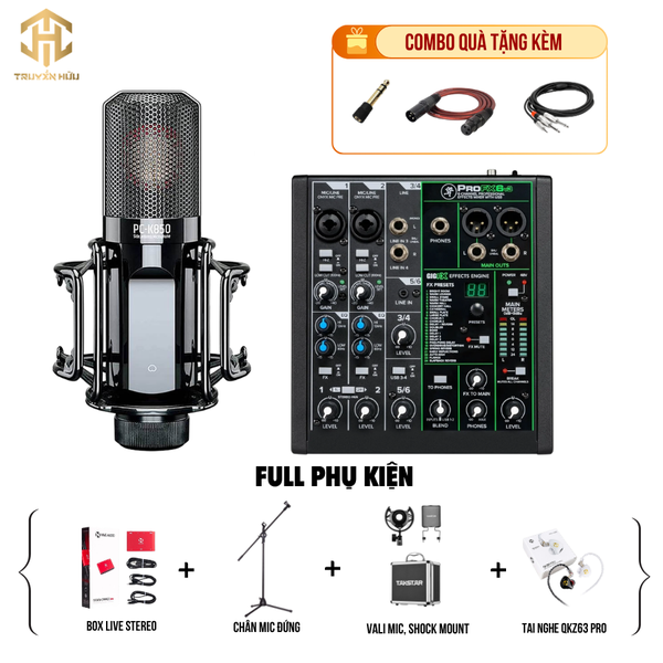Combo Livestream MACKIE PROFX 6V3 + Micro K850 (Boxlive 378)