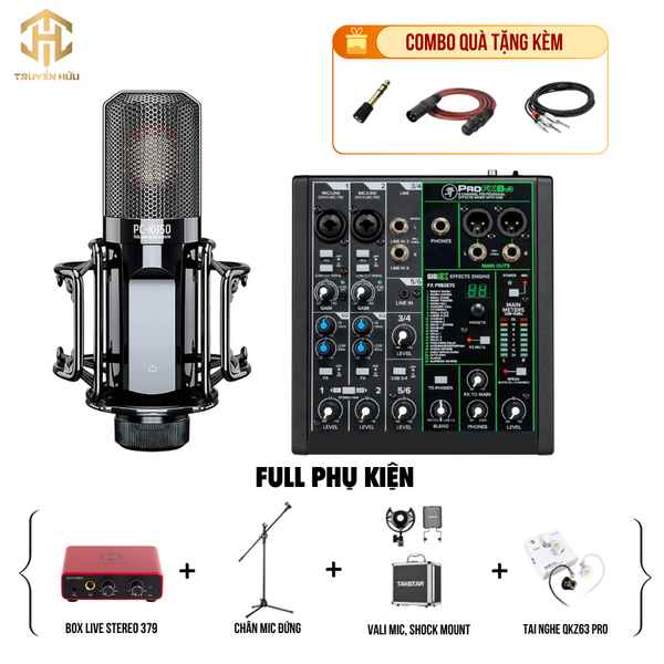 Combo Livestream MACKIE PROFX 6V3 + Micro K850 (Boxlive 379)