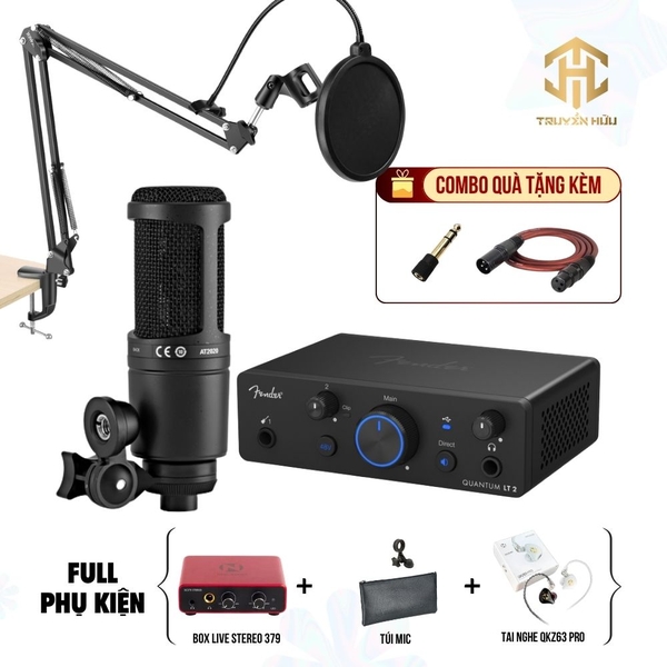 Combo Livestream Fender LT2 + AT 2020 (Box Live 379)