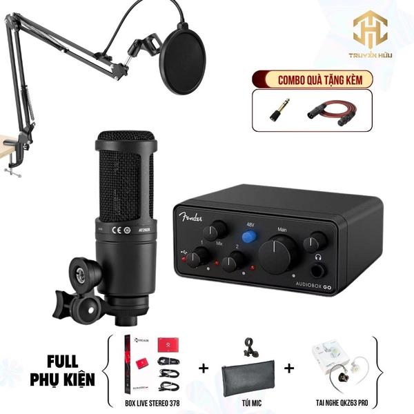 Combo Livestream Audio Box Go + AT2020 (Boxlive 378)
