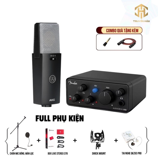 Combo Livestream Audio Box Go + C114 (Boxlive 378)