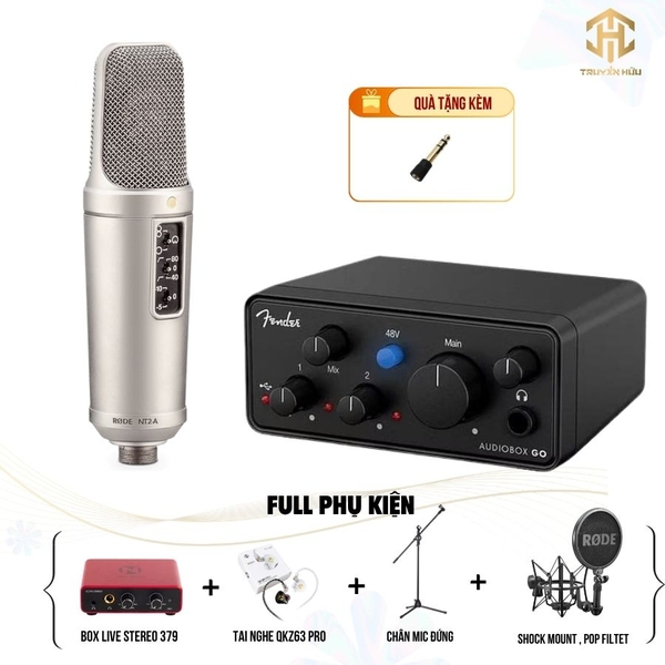 Combo Livestream Audio Box Go + Micro Rode NT2-A (Boxlive 379)