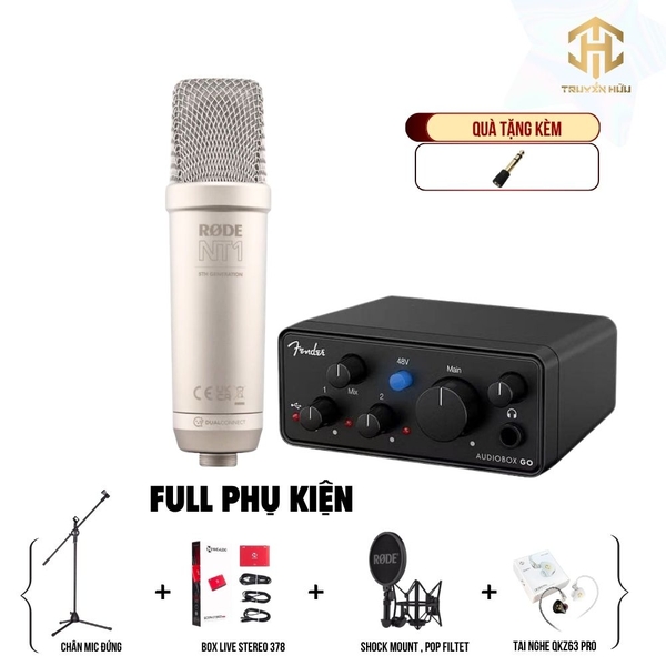 Combo Livestream Audio Box Go + RODE NT1 (Boxlive 378)