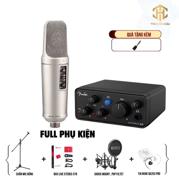 Combo Livestream Audio Box Go + RODE NT2-A (Boxlive 378)
