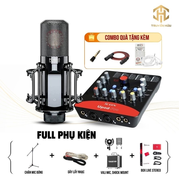 Combo Livestream Soundcard ICON + K850 (Box Live)