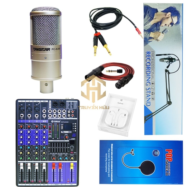 COMBO MIXER M4 PLUS + MIC PC-K200