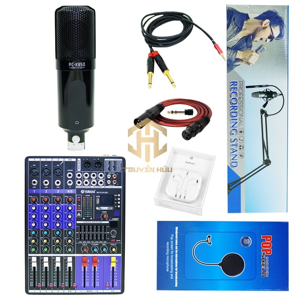 COMBO MIXER M4 PLUS + MIC PC K850