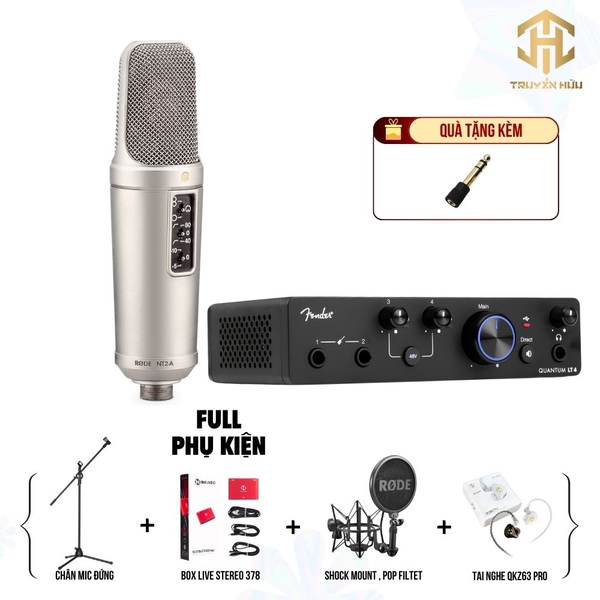 Combo Livestream Fender LT4 + Micro RODE NT2-A (Box Live 378)