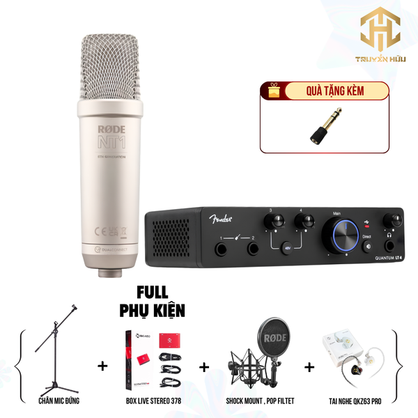 Combo Livestream Fender LT4 + Micro RODE NT1 (Box Live 378)
