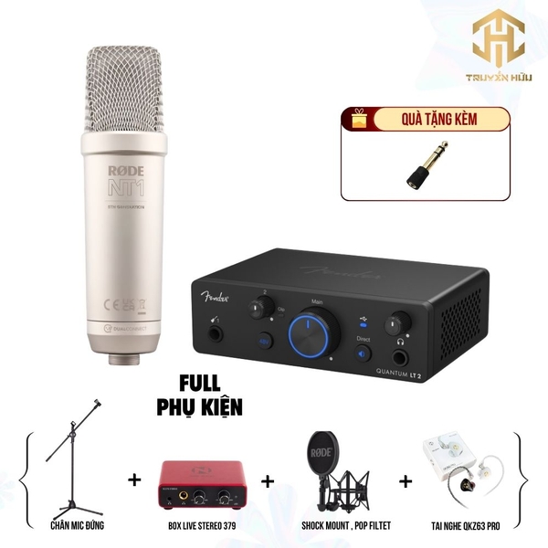 Combo Livestream Fender LT2 + RODE NT1 (Box Live 379)