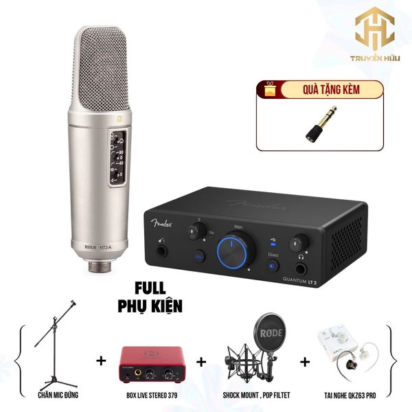 Combo Livestream Fender LT2 + RODE NT2-A (Box Live 379)