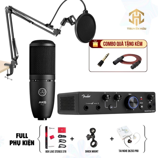 Combo Livestream Fender LT4 + Micro P120 (Box Live 378)