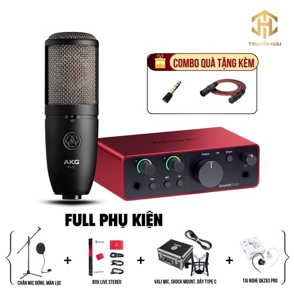 [ +QKZ63 ] Soundcard Solo Gen4 + Micro P420