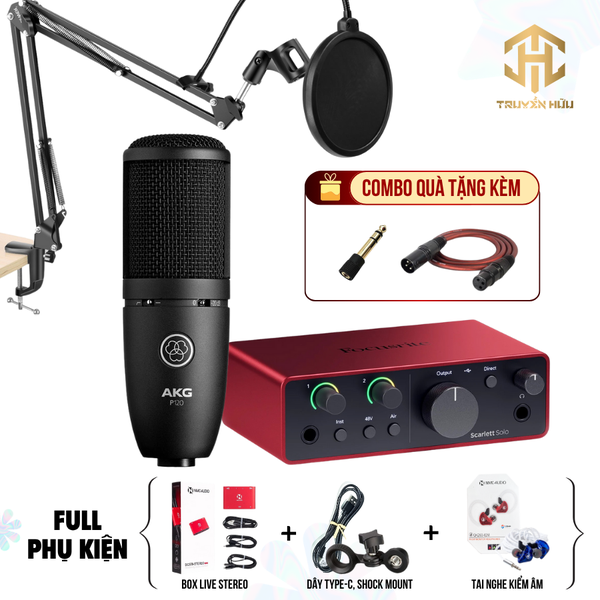 [ +QKZ63 ] Soundcard Solo Gen4 + Micro P120