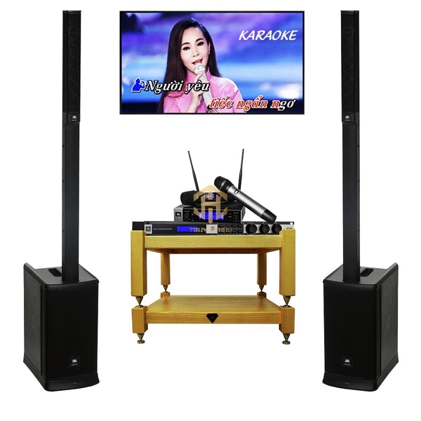 Dàn Karaoke TH08 Loa Cột JBL EON ONE MK2 + Vang số KX180A + Micro Jbl Vm200