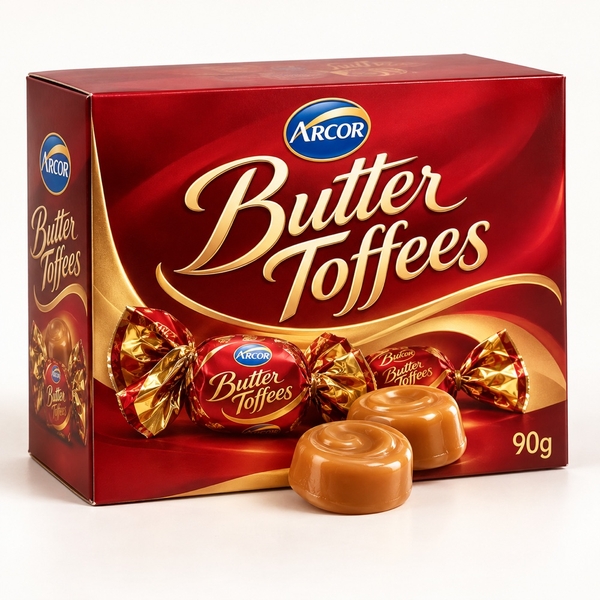 Kẹo Butter Toffees 90g*36 (hộp giấy)