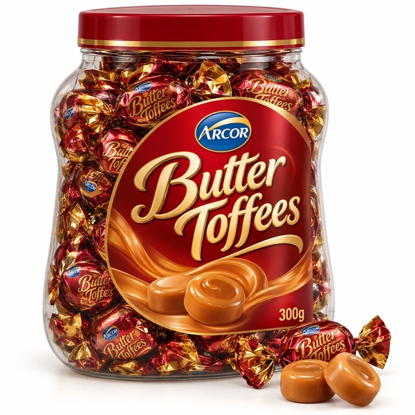 Kẹo Butter Toffees chai 300g*18