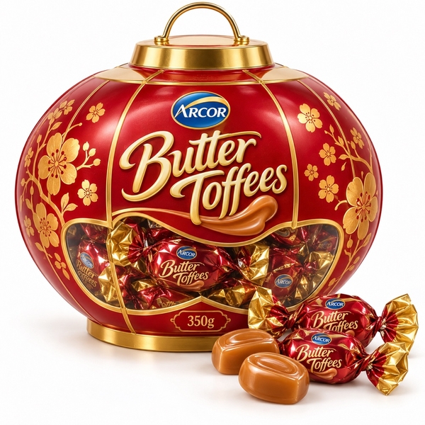 Kẹo Butter Toffees Lồng Đèn 350g*18 (2023)