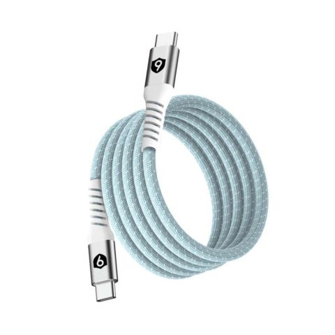 Cáp từ tính tự cuộn 9FIT USB-C to USB-C 1M
