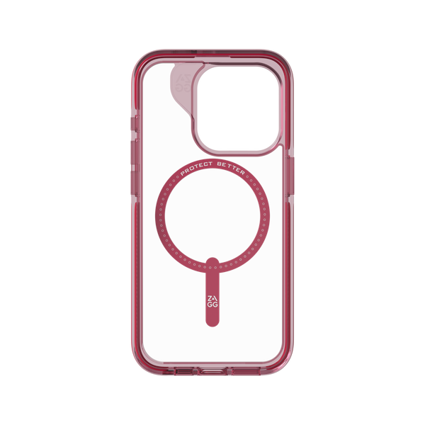 Ốp lưng iPhone 15 Pro - ZAGG Santa Cruz Snap - Magenta - 702312646