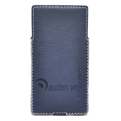 Bao Da Mộc Dạng Cầm Tay Vuông DTR BlackBerry Z3 - Đen