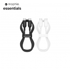 Cáp USB-C to USB-C (60W) mophie Essentials 2M