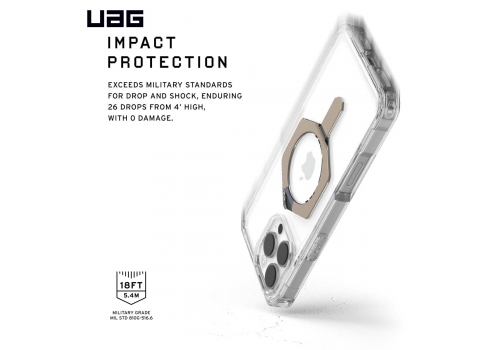 Ốp lưng iPhone 16 Pro/Pro Max - UAG Plyo XTE Magsafe - Clear/Titanium