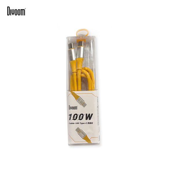 Cáp USB-C to USB-C (100W) Divoom 1.2M Yellow - 90100058248