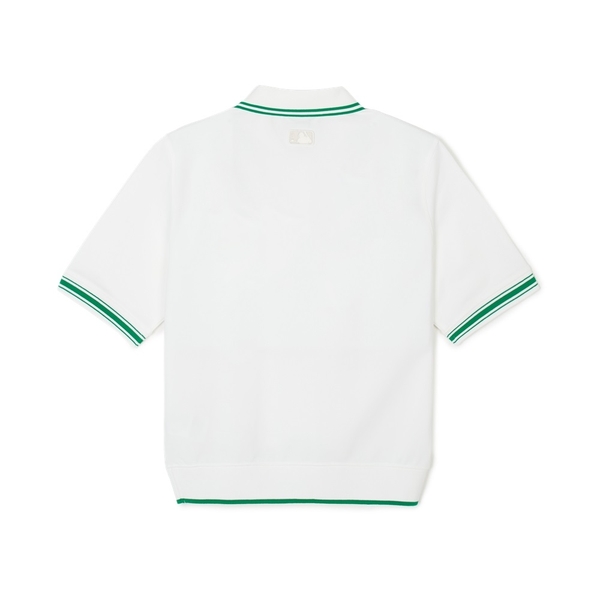 Áo Croptop MLB Korea Women's Basic New York Yankees Ivory