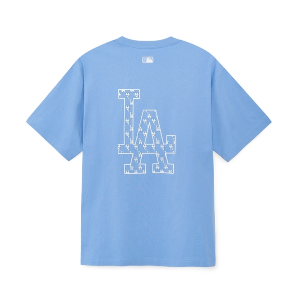 Áo Thun MLB Classic Monogram Big Logo Short Sleeve LA Dodgers L.Cobalt Blue