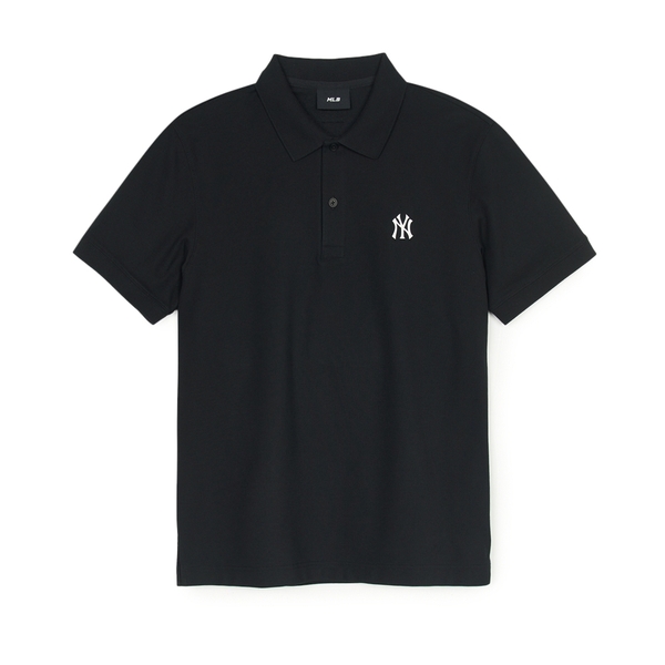 Áo Polo MLB Basic Comfortable Fit Collar T-Shirt New York Yankees Black