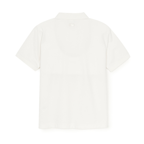 Áo Polo MLB Basic Comfortable Fit Collar T-Shirt New York Yankees Ivory