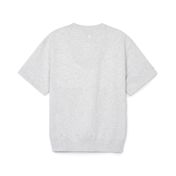 Áo Sweatshirt MLB Korea Varsity Short Sleeve New York Yankees Grey