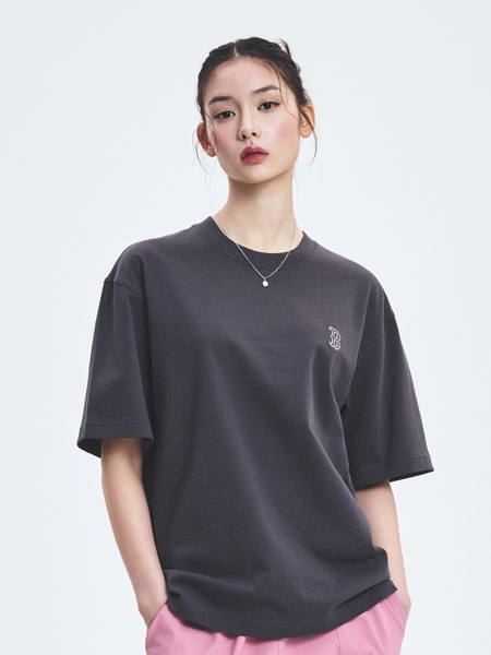 Áo Thun MLB Basic Heavyweight Overfit Short Sleeve T-Shirt Boston Red Sox Grey