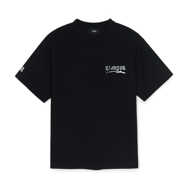 Áo Thun MLB Basic Street Logo Overfit Short Sleeve T-Shirt New York Yankees Black