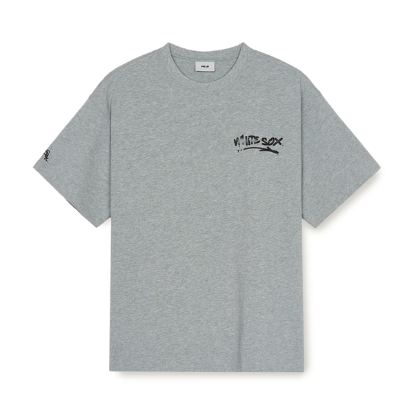 Áo Thun MLB Basic Heavyweight Mega Overfit Short Sleeve T-Shirt Chicago White Sox Grey