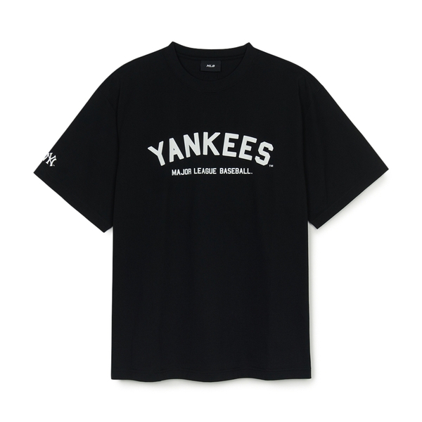 Áo Thun MLB Varsity Big Logo Overfit Short Sleeve T-Shirt New York Yankees Black