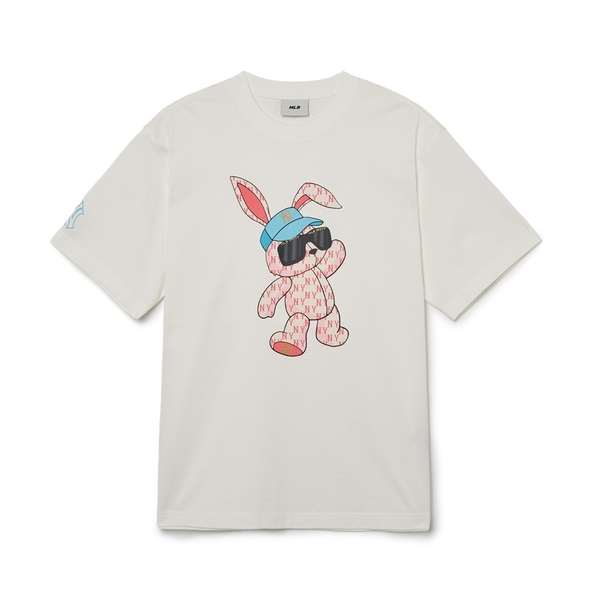 Áo Thun MLB New Year Rabbit New York Yankees Cream