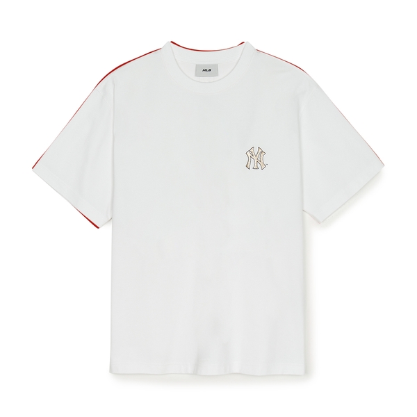 Áo Thun MLB New Year Snake Overfit Short Sleeve T-Shirt New York Yankees White