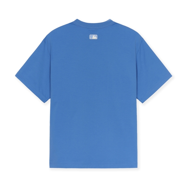 Áo Thun MLB Summer Letter Graphic Overfit Short Sleeve T-Shirt LA Dodgers Blue