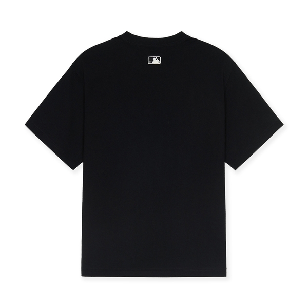 Áo Thun MLB Summer Letter Graphic Overfit Short Sleeve T-Shirt New York Yankees Black